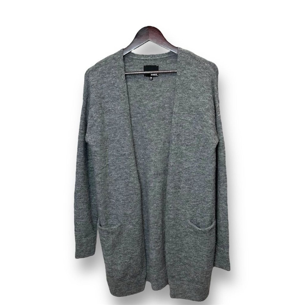 Wilfred Free Cardigan XXS Alpaca Wool Blend Gray Cozy Minimalist Softcore Scandi